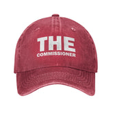Pabeorsn Commissioner Hat Women red, front view, chic everyday style for casual outings.
