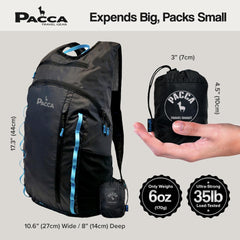 Pacca Onda wide mesh straps ensure comfort on long walks or commutes.