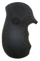 Diamond Pro Ruger Grips for LCR with black finish - side angle