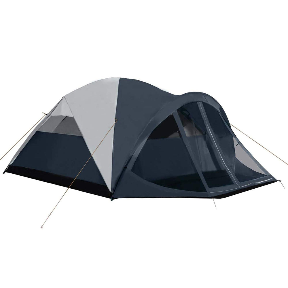 Pacific Pass 6-person dome tent with ample center height for comfortable standing.