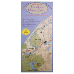 Paddlesports Press ADK Paddlers Map South cover for planning paddling trips and locating launch points.
