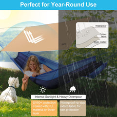 PAHTTO rain fly ultralight 210T fabric keeps gear light while remaining durable