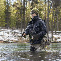 Palmyth heat-pack pocket on the wrist adds warmth without hindering dexterity.