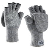 Gray Palmyth magnetic convertible mittens with 2-in-1 design