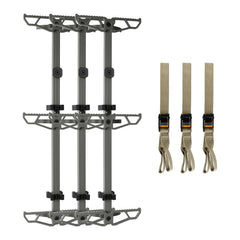 Panbofoda 30in climbing stick setup shows easy mounting and adjustable height for stealth hunts.