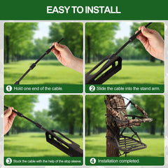 Panbofoda protective coating minimizes noise when brushing against branches.