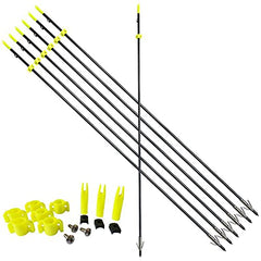 PANDARUS 34inch fiberglass arrows pack for consistent target practice