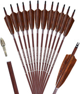 PANDARUS 31-inch carbon arrow side profile for target practice precision.