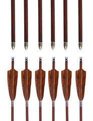 PANDARUS arrows with wood camo finish for durability