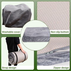 PANDOROOM memory foam core close-up showing supportive comfort