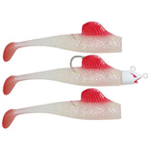 Panther Martin BigFin paddle tail swimbait in translucent pearl for deep-water casting.