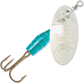Panther Martin Metallic Deluxe silver barrel body lure with fast spinning action