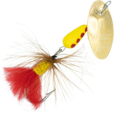 Panther Martin PMRFSH_6_GBR teardrop spinner: gold blade, black body, ideal for trout fishing