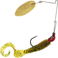 Panther Martin Sonic SizzleTail lure in Gold Root Beer attracts saltwater and freshwater fish