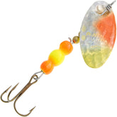 Panther Martin Two-Tone Roe lure with hammered blade adds flash for trout and bass fishing