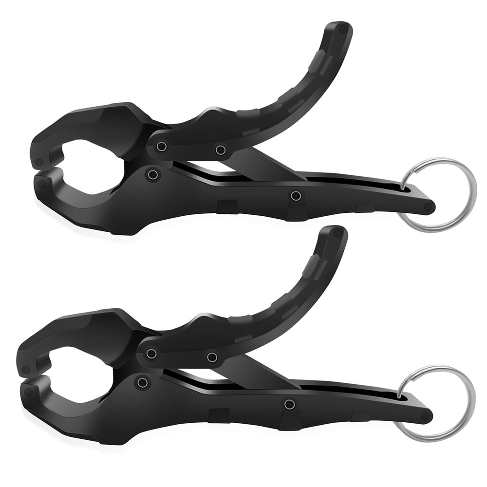 Front view of PAPAZOO 4.5-inch fish lip gripper pack of 2