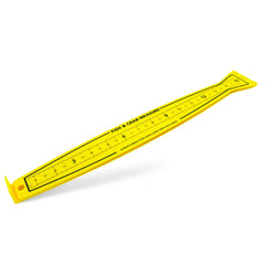 PAPAZOO 32-inch folding fish measuring board with inch scale