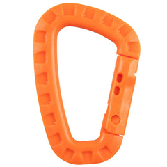 Paracord Planet Tactical Carabiner Keychain six-pack in black and khaki, versatile everyday clip.
