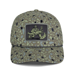 Paramount Outdoors Big Foot Squatch Cap front view in tan, breathable and comfortable.