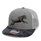Paramount Outdoors black lab cap front view with durable embroidery for dog lovers.