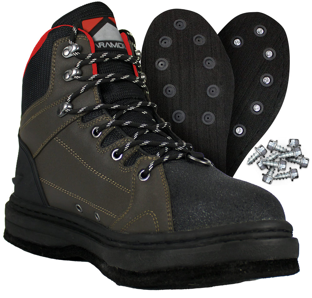 Paramount Outdoors Deep Eddy wading boot with felt bottom for steady footing on slick rocks