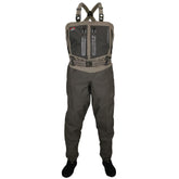 Paramount Outdoors Meridian chest wader front view showcasing waterproof breathable shell.