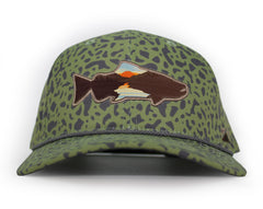 Paramount Outdoors micro ripstop fabric close-up shows breathable, durable hat.