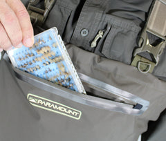 Paramount Outdoors Stonefly youth wader gravel belt keeps waders positioned as kids grow.