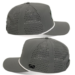 Paramount Outdoors Tarpon cap back perforated view, breathable for hot saltwater days.