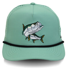 Paramount Outdoors Tarpon cap front embroidery for durable branding on sunny days