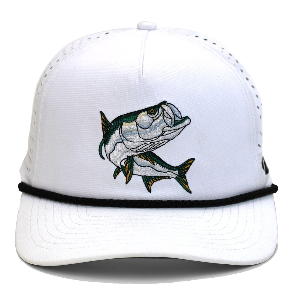 Paramount Outdoors Tarpon hat front view with perforated panels for breathable wear