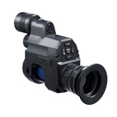 Pard NV007V2 clip-on setup enables quick attachment for fast night observation.