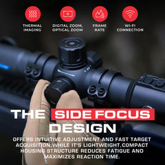 Pard Pantera 256 Q 25mm objective lens delivers crisp imagery at range.