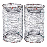 Parliky collapsible fish trap 17x10 shows a compact design for easy transport and storage.