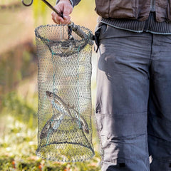 Parliky turtle trap metal mesh demonstrates durable construction for reliable underwater use.