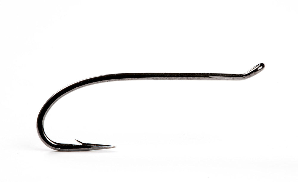 Partridge Heavy Single Salmon M2 hook size 8, forged black nickel finish for durability