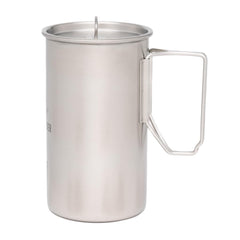 Graduated measurements visible for precise portions during boiling or camping meals.