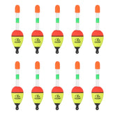 PATIKIL 0.1 oz yellow fishing bobber with glow tube for night visibility.