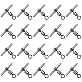 PATIKIL 165Lbs brass 3-way swivel closeup highlights durable rust-resistant construction.