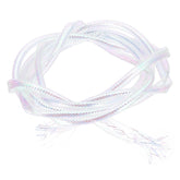 PATIKIL 1m Pearlescent White 4mm Braid Tube for Fly Tying - holographic tinsel