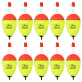 PATIKIL 3.5oz yellow bobber with glow-ready top for night fishing visibility.