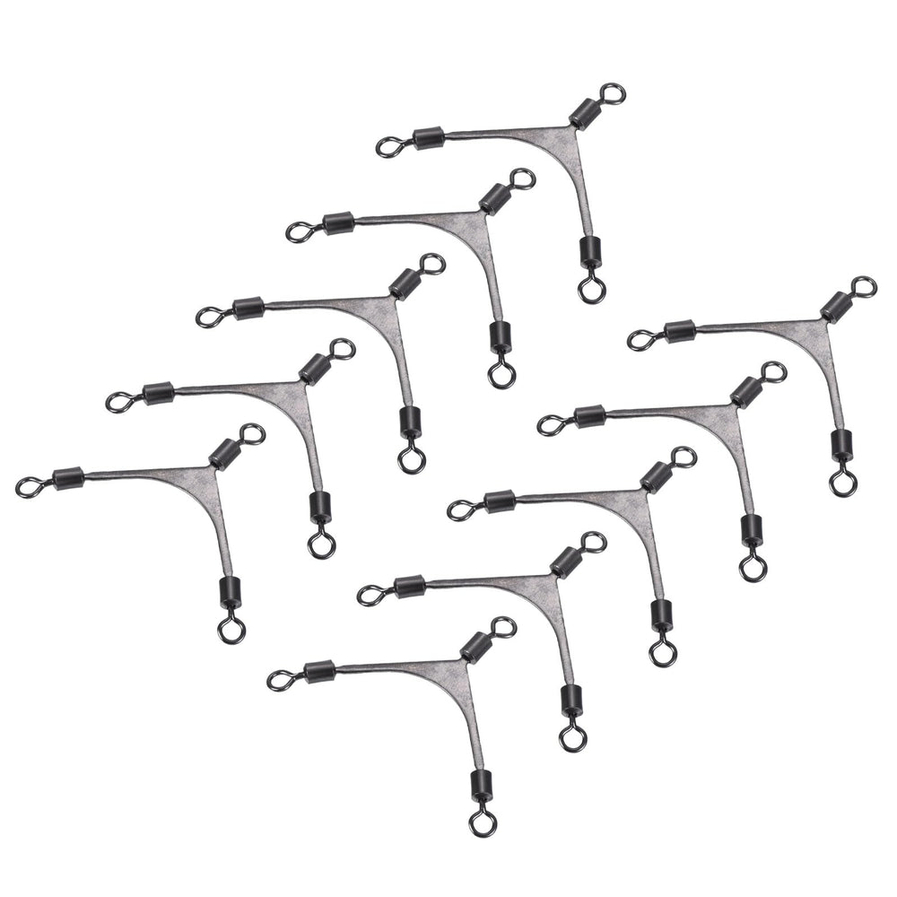 PATIKIL 3 Way Swivel Connector mainline to leader view for smooth line flow.