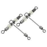 PATIKIL 3-way swivel with luminous beads for multi-bait depth presentation