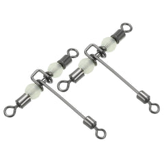 PATIKIL 3-way swivel with luminous beads for multi-bait depth presentation