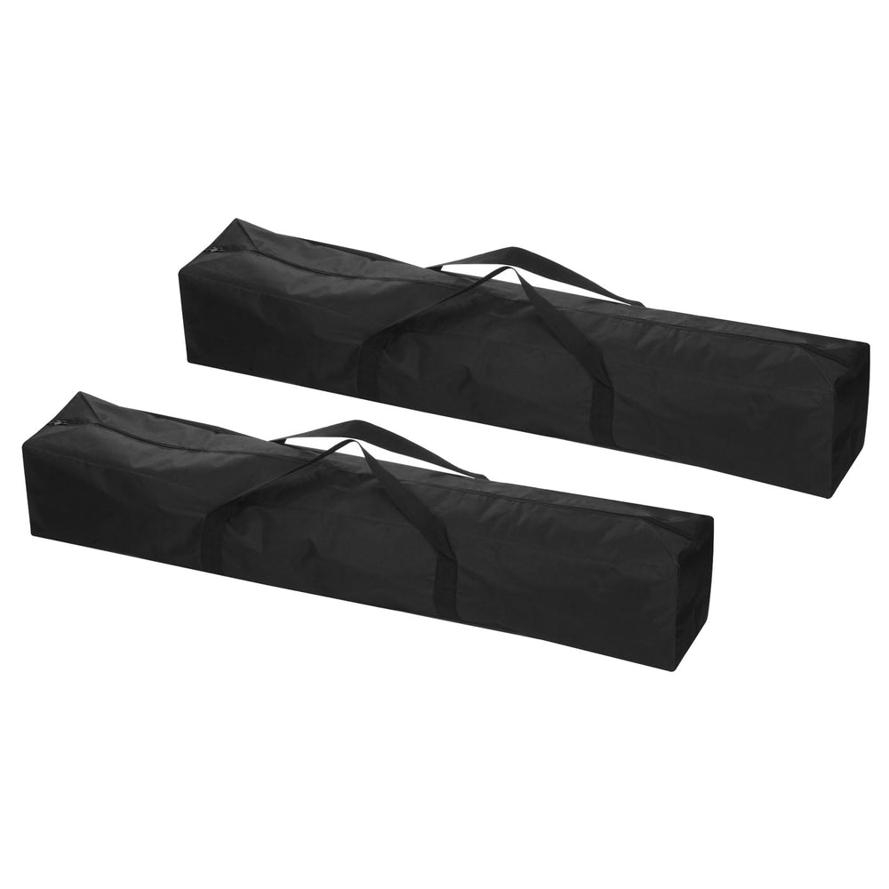 PATIKIL 35-inch camp chair bag in black with closed zipper protects chairs from dust.