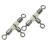 PATIKIL 3-way swivel with luminous beads for enhanced low-light visibility.