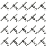 PATIKIL 3-way T-shape brass swivel for tangle-free lines in fishing