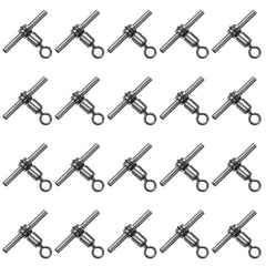 PATIKIL 3-way T-shape brass swivel for tangle-free lines in fishing
