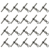 PATIKIL 3-way T-shape brass swivel full view for durable saltwater rigs
