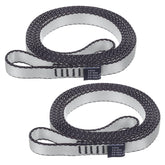 PATIKIL 47-inch slings gray close-up of reinforced stitching for stability